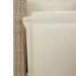Preview: 9-tlg. Garten-Essgruppe mit Kissen Beige Poly Rattan