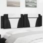 Preview: ARDEBO.de - Kopfteil-Kissen Schwarz und Weiß 180 cm Kunstleder