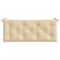 Preview: Gartenbank-Auflage Beige 120x50x7 cm Oxford-Gewebe