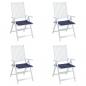 Preview: Palettenkissen 4 Stk. Marineblau 40x40x3 cm Oxford-Gewebe