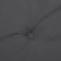 Preview: Gartenbank-Auflage Melange Anthrazit 150x50x7 cm Stoff