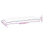Preview: Gartenbank-Auflage Melange Anthrazit 150x50x7 cm Stoff