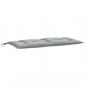Preview: Gartenbank-Auflagen 2 Stk. Melange Hellgrau 100x50x7 cm Stoff