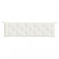 Preview: Gartenbank-Auflagen 2 Stk. Melange Creme 180x50x7 cm Stoff