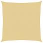 Preview: Sonnensegel Sandfarbe 4x4 m 100% Polyester Oxford