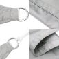 Preview: Sonnensegel Hellgrau 6x3 m 100% Polyester Oxford
