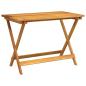 Preview: Gartentisch Klappbar 90x52,5x65 cm Massivholz Akazie