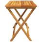 Preview: Gartentisch Klappbar 90x52,5x65 cm Massivholz Akazie