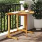 Preview: ARDEBO.de - Balkontisch Klappbar 90x60x72 cm Massivholz Akazie