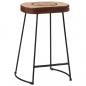 Preview: Barhocker 2 Stk. Dunkelbraun 41x29x62 cm