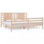 Preview: Massivholzbett Kiefer 200x200 cm