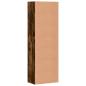 Preview: Highboard Räuchereiche 60x35x180 cm Holzwerkstoff