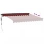 Preview: Markise Automatisch Weinrot 300x250 cm