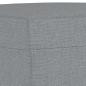 Preview: Sessel mit Hocker Hellgrau 60 cm Stoff