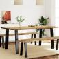 Preview: ARDEBO.de - Esstisch 150x90x75 cm Massivholz Akazie