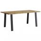 Preview: Esstisch 150x90x75 cm Massivholz Akazie