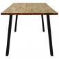 Preview: Esstisch 150x90x75 cm Massivholz Akazie