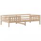 Preview: Massivholzbett ohne Matratze 90x190 cm Kiefernholz