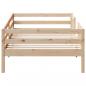 Preview: Massivholzbett ohne Matratze 90x190 cm Kiefernholz