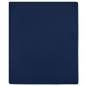 Preview: ARDEBO.de - Spannbettlaken Jersey Marineblau 180x200 cm Baumwolle