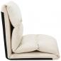 Preview: Bodenstuhl Faltbar Creme Mikrofaser