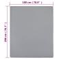 Preview: Spannbettlaken 2 Stk. Jersey Grau 180x200 cm Baumwolle