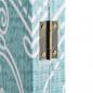 Preview: Raumteiler klappbar 228 x 170 cm Schmetterling Blau