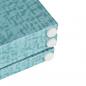 Preview: Raumteiler klappbar 228 x 170 cm Schmetterling Blau