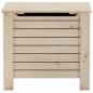 Preview: Truhe mit Deckel RANA 60x49x54 cm Massivholz Kiefer