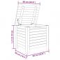 Preview: Truhe mit Deckel RANA 60x49x54 cm Massivholz Kiefer
