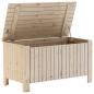 Preview: Truhe mit Deckel RANA 100x49x54 cm Massivholz Kiefer