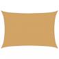 Preview: Sonnensegel 160 g/m² Rechteckig Sandfarben 2,5x4 m HDPE
