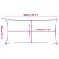 Preview: Sonnensegel 160 g/m² Rechteckig Sandfarben 3x5 m HDPE