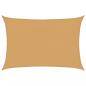 Preview: Sonnensegel 160 g/m² Rechteckig Sandfarben 2x3 m HDPE