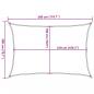 Preview: Sonnensegel 160 g/m² Rechteckig Sandfarben 2x3 m HDPE