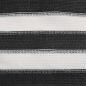 Preview: Zaunblende Anthrazit und Weiß 2x10 m HDPE 75 g/m²