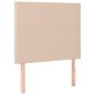 Preview: Boxspringbett Matratze Cappuccino-Braun 100x200cm Kunstleder