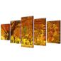 Preview: Bilder Dekoration Set Ahorn 100 x 50 cm