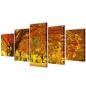 Preview: Bilder Dekoration Set Ahorn 100 x 50 cm
