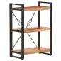 Preview: ARDEBO.de - Bücherregal 3 Fächer 60x30x80 cm Akazie Massivholz