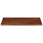 Preview: Tischplatte 110x50x2,5 cm Rechteckig Altholz Massiv