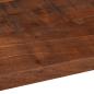 Preview: Tischplatte 110x50x2,5 cm Rechteckig Altholz Massiv