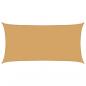 Preview: Sonnensegel 160 g/m² Rechteckig Sandfarben 3x6 m HDPE