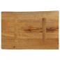 Preview: Tischplatte mit Baumkante 70x40x3,8 cm Massivholz Mango