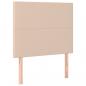 Preview: Boxspringbett mit Matratze & LED Cappuccino-Braun 120x200cm