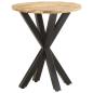 Preview: ARDEBO.de - Beistelltisch 48x48x56 cm Mango Massivholz
