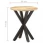 Preview: Beistelltisch 48x48x56 cm Mango Massivholz