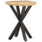 Preview: Beistelltisch 48x48x56 cm Mango Massivholz