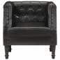Preview: Sessel Schwarz Echtleder