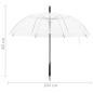 Preview: Regenschirm Transparent 100 cm